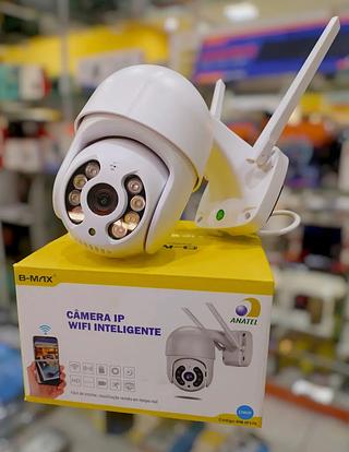 Câmera Segurança Ip Wifi Externa Full Hd Imagem Colorida B-Max BM-IP170 1080P