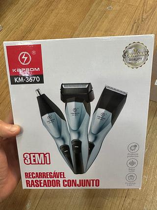 Máquina De Cortar Cabelo Kapbom km-3670