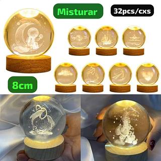 luminaria globo de neve