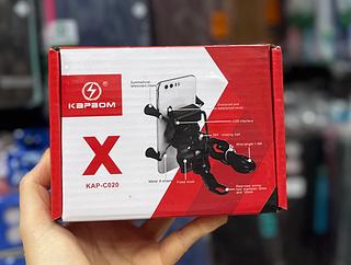 Suporte universal para moto com carregador kapbom kap-c020