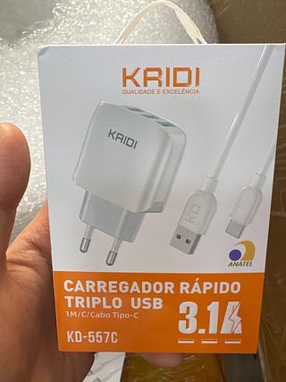Carregador rápido Kaidi KD-557C