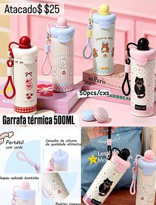 Garrafa térmica 500ml infantil