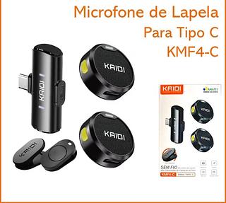 Microfone de lapela kaidi para tipo C KMF4-C