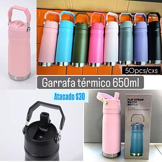 Garrafa 650ml Flip STRAW