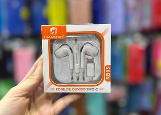 Fone de ouvido com fio TIPO-C RB05 Hmaston