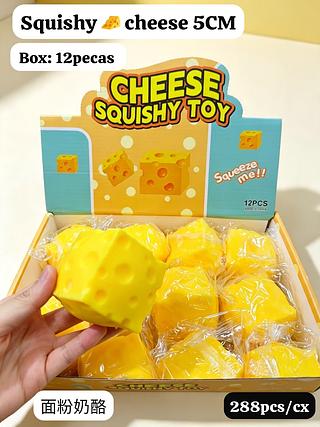 Squishy Queijo Anti Estresse 5CM 面粉奶酪