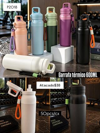 Garrafa térmico 600ml P2018