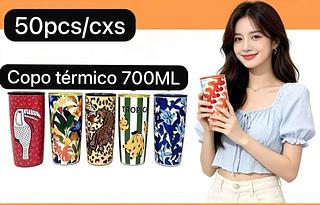 Copo Térmica Farm com tampa 700ml