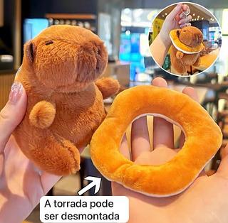 Chaveiro pelucia capivara