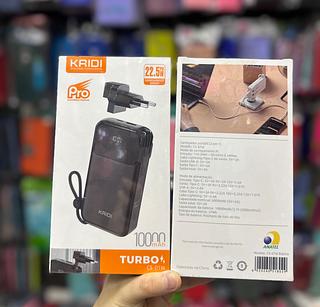 Power bank KAIDI 10000mah turbo /com carregador CS-01W