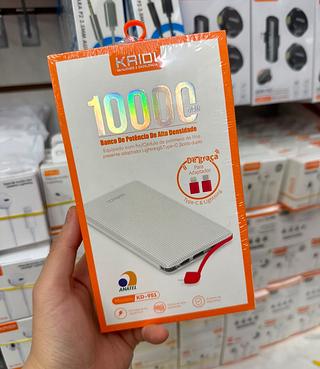 Carregador Portatil Power Bank Original Kaidi KD-951 10000mah entradas tc-v8-ios